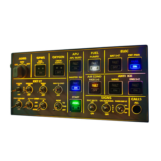 A320 Pro Mini Overhead Panel