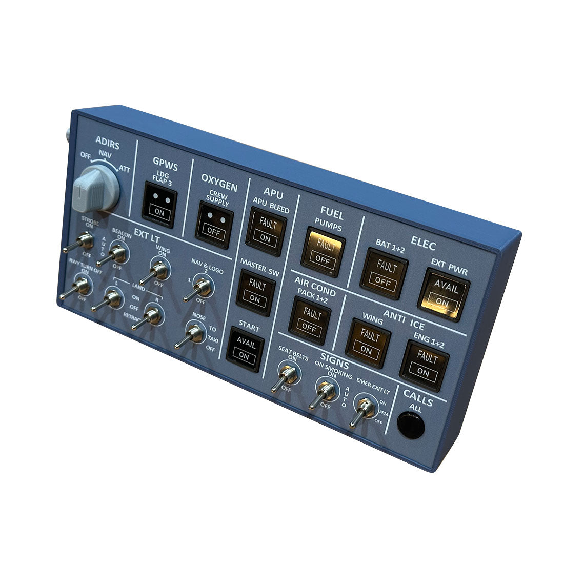 A320 Pro Mini Overhead Panel