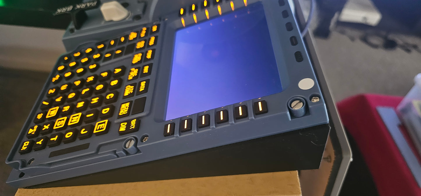 WinWing MCDU - TCA Quadrant Mount by PowieTE